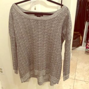 Calvin Klein Oversized Boatneck Knit Sweater